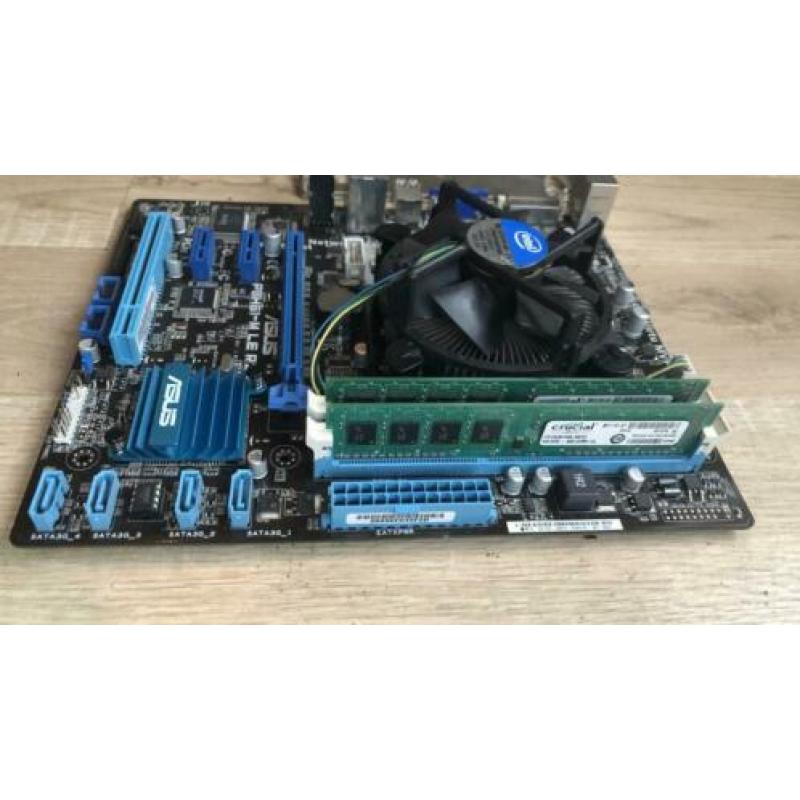 Asus P8H61-M LE + Intel Core i5 3470 + Crucial 8 GB DDR3