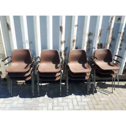 Gave industriële vintage schoolstoelen kantine stoelen VEPA