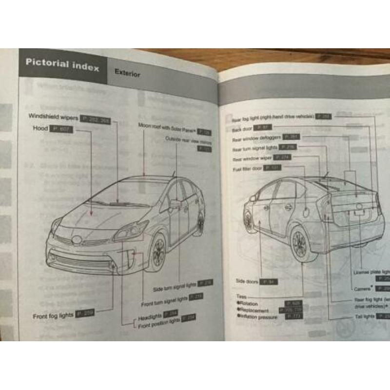 Owner Manuel Toyota Prius 3