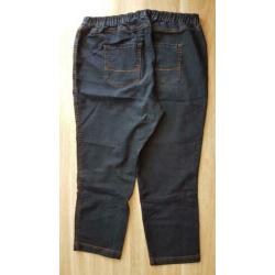 Broek, denim spijkerstof blauw (maat 3XL)NIEUW!!!
