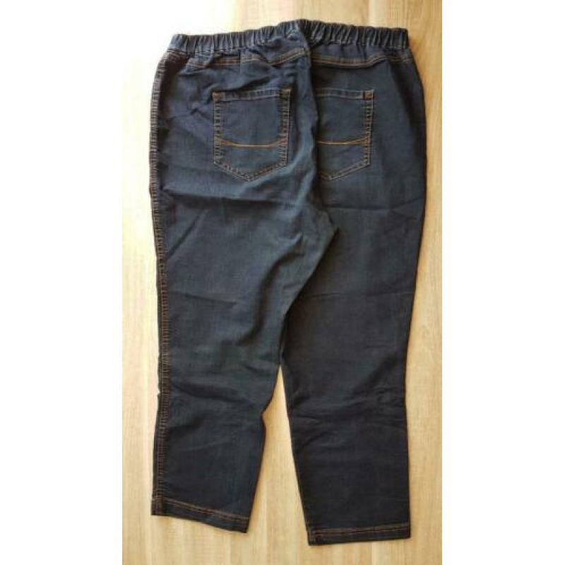 Broek, denim spijkerstof blauw (maat 3XL)NIEUW!!!