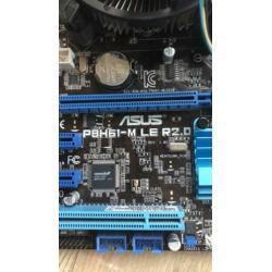 Asus P8H61-M LE + Intel Core i5 3470 + Crucial 8 GB DDR3