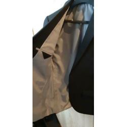 Nieuwe slim fit zwarte colbert maat 50