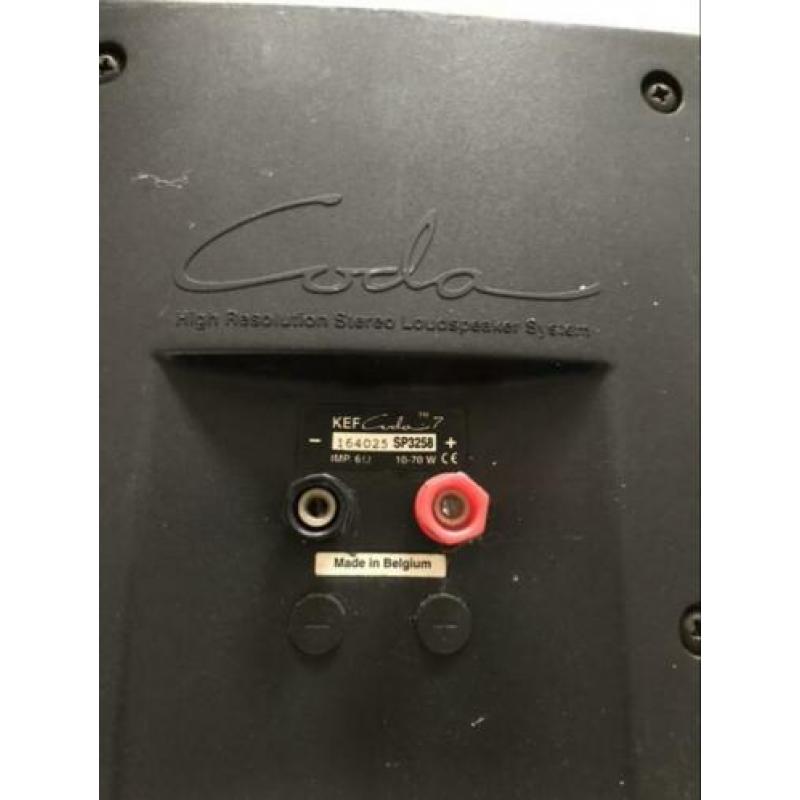Twee luidsprekers/ boxen/ speakers merk Coda 10-70 watt.