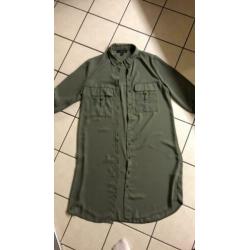 Blouse jurk met knopen
