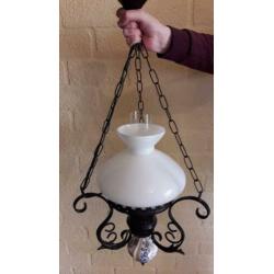 brocante lamp voor boven salontafel of in hal
