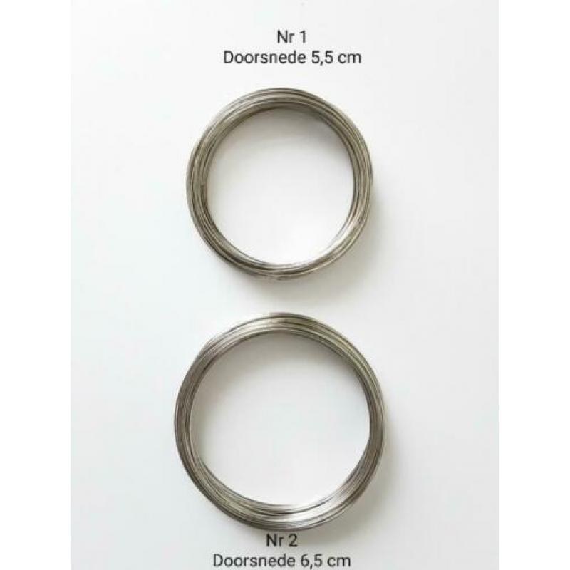 Nieuwe memory wire looping spriaal, elastiek, nylon draad