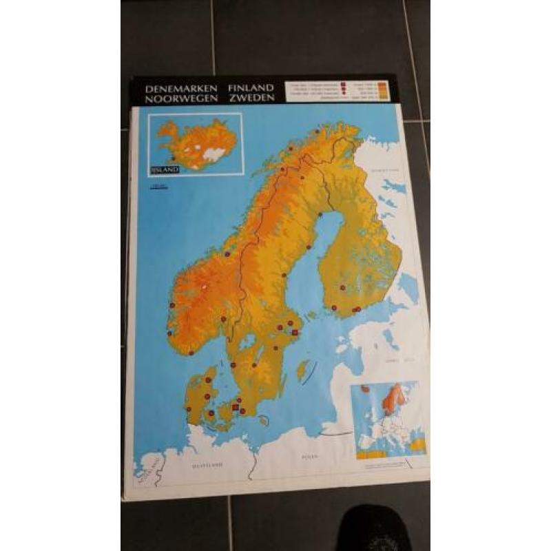 landkaart landen europa