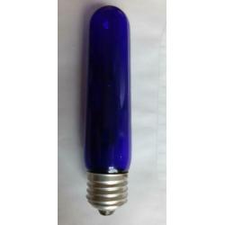 Blauwe buis lamp E27 / 36 watt blauw buislamp 14 cm lang