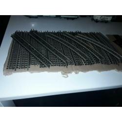 Trix ho rails en 2 wissels wisselstroom analoog
