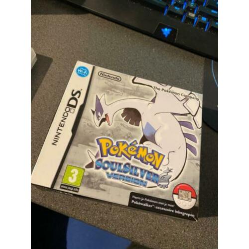 Pokémon Soul Silver Version + Pokéwalker Compleet