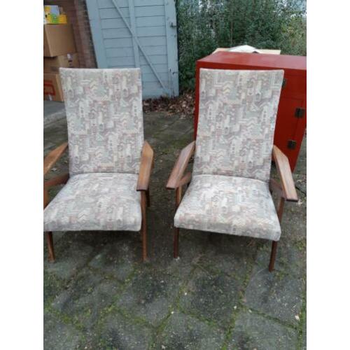 Vintage jaren 60 stoeltjes