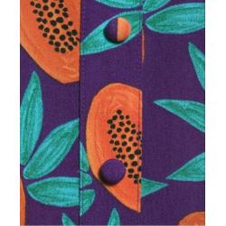 Prachtige top met papaya print Fabienne Chapot maat XS