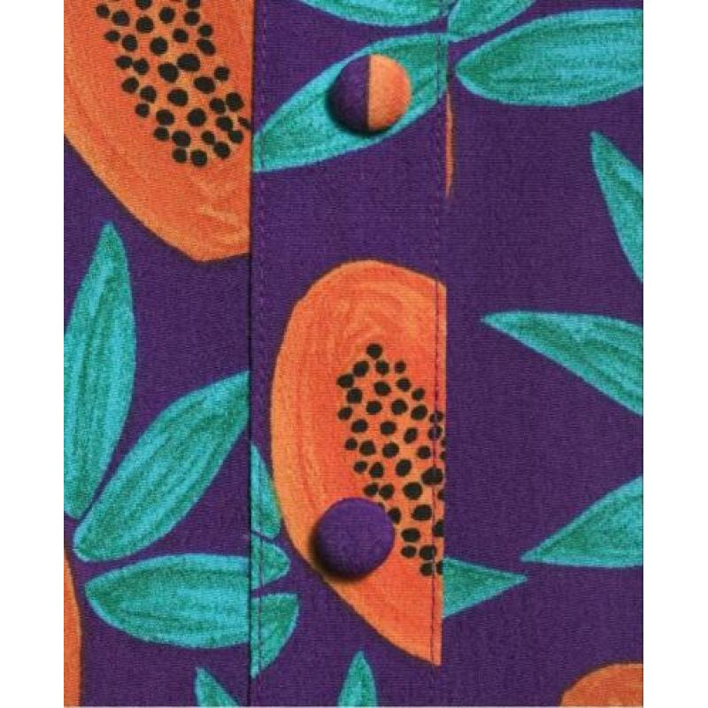 Prachtige top met papaya print Fabienne Chapot maat XS