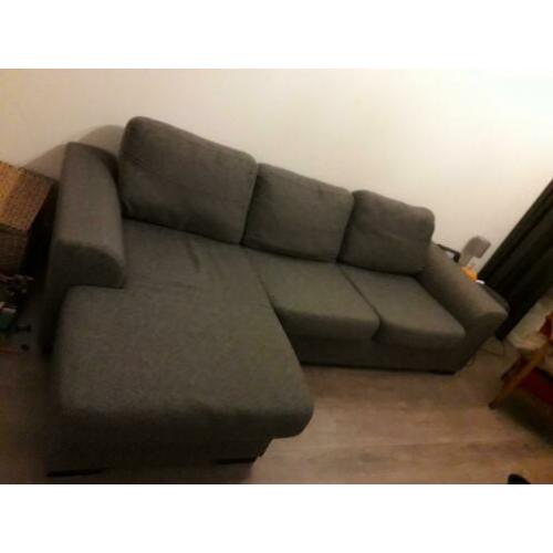 3 zits bank met chaise longue - VOOR HET GOEDE DOEL