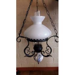 brocante lamp voor boven salontafel of in hal