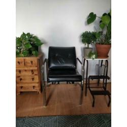 Vintage design stoel sky/metaal (jr.60-70)
