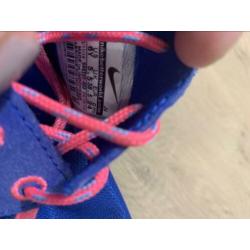 Nike Roshe Run blauw roze maat 38,5 als nieuw