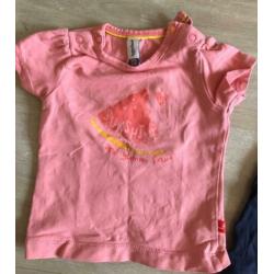 4 shirts meisje maat 50-56