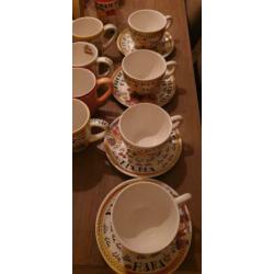 Blond Amsterdam servies nieuwstaat