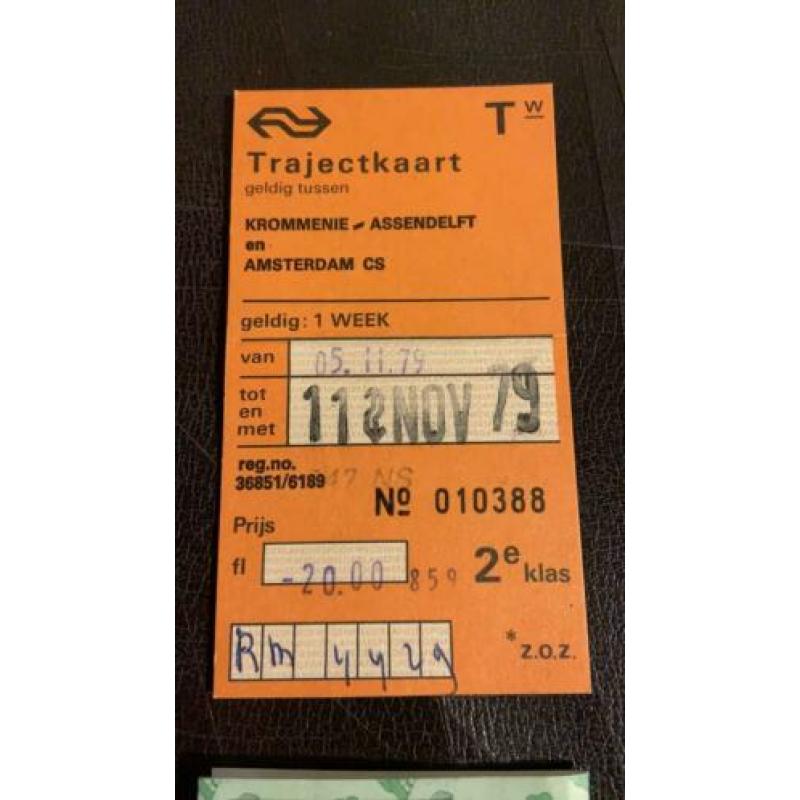 6 speciale treinkaartjes NS