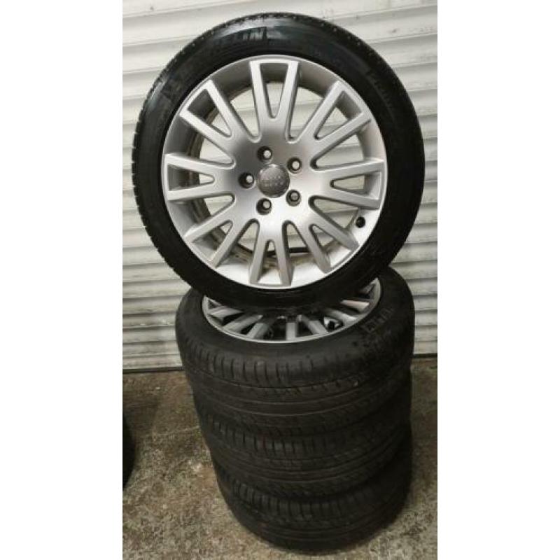 17"Originele Audi/VW 5x112 Velgen+Michelin Golf/A3/A4 Enz!!!