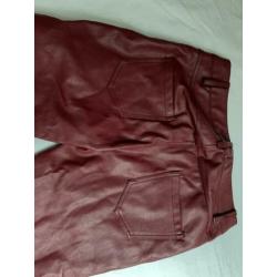 Leren broek