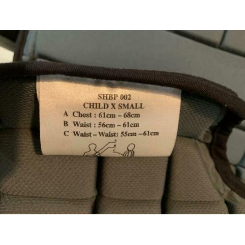 Bodyprotector USG kind maar cxs