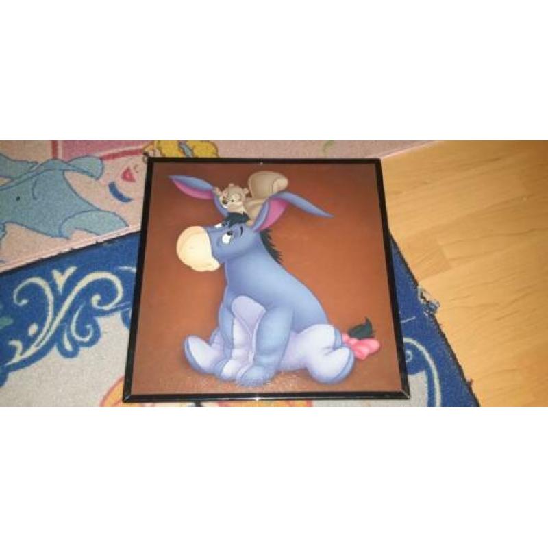 4 schilderijtjes Disney