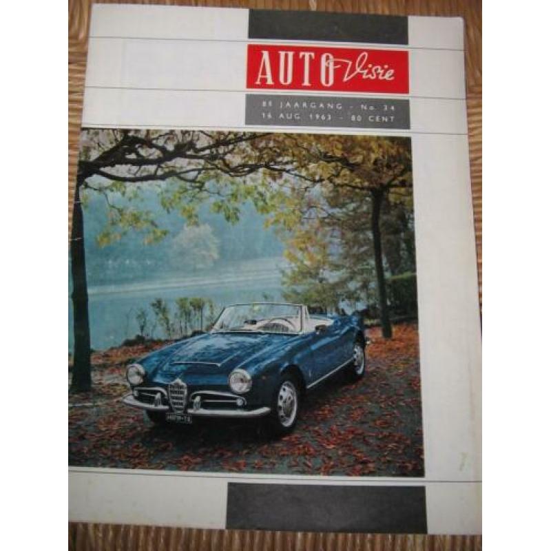 Alfa Romeo Guilia spider 1963 test Auto Visie.