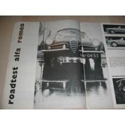 Alfa Romeo Guilia spider 1963 test Auto Visie.