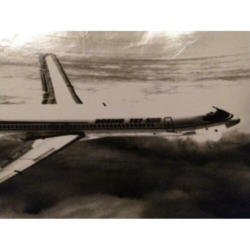 Vintage persfoto Boeing 737 jaartal 1967