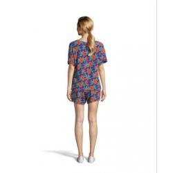 Prachtige top met papaya print Fabienne Chapot maat XS