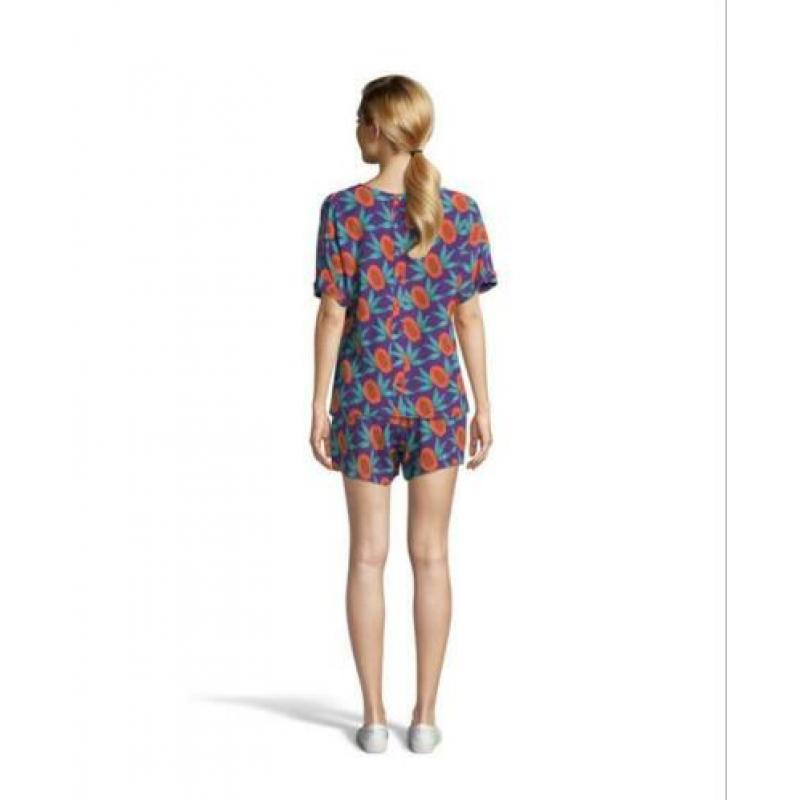 Prachtige top met papaya print Fabienne Chapot maat XS