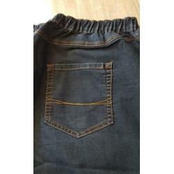 Broek, denim spijkerstof blauw (maat 3XL)NIEUW!!!