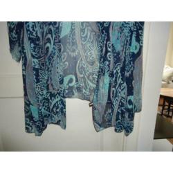 hele mooie voille lange vest merk BAGOES maat 5 56/58