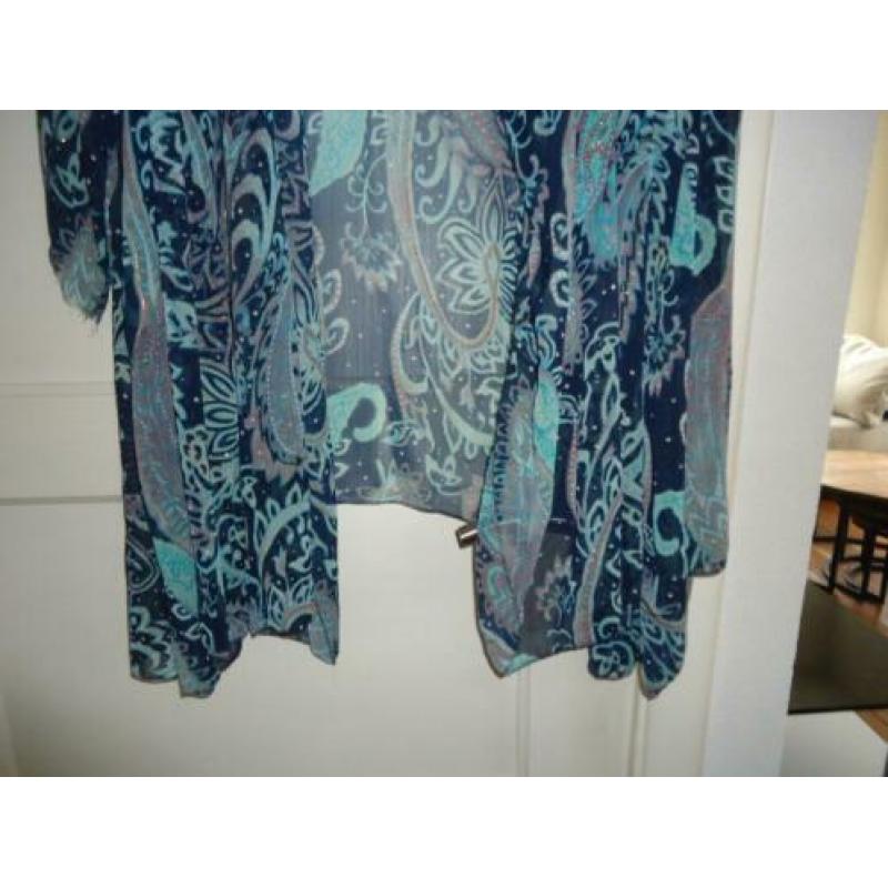hele mooie voille lange vest merk BAGOES maat 5 56/58