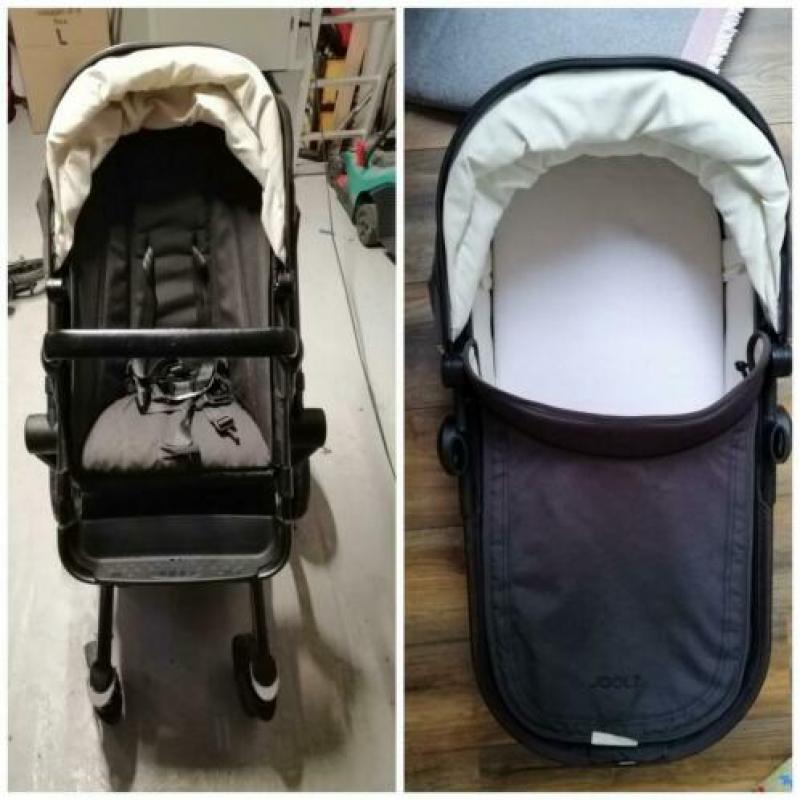 Joolz day antraciet kinderwagen zeer compleet