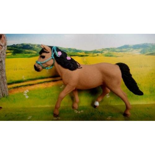 Schleich touwhalster blauw