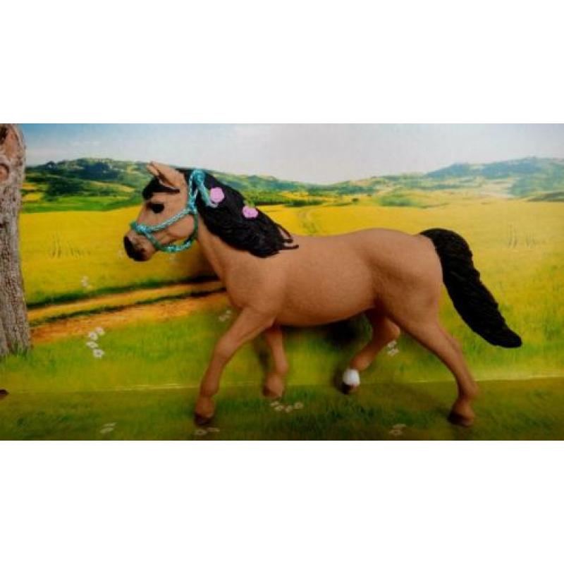 Schleich touwhalster blauw