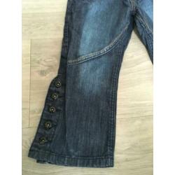 AI GIRL capri / kuit spijker broek, nieuwstaat, mt 134 ZD