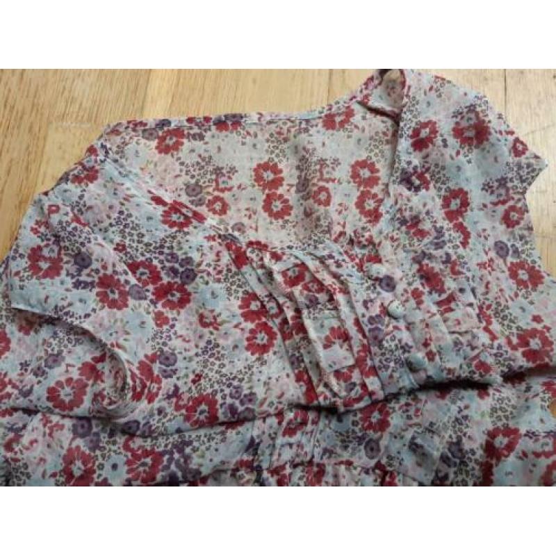 Naf Naf boho Ibiza floral top tuniek egf zara fiorucci XS S