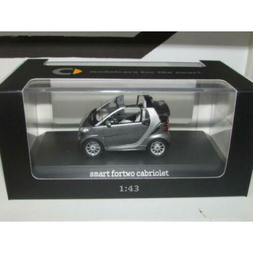 Spark 1:43, Smart Fortwo cabriolet, Dealer model, Nieuw OVP