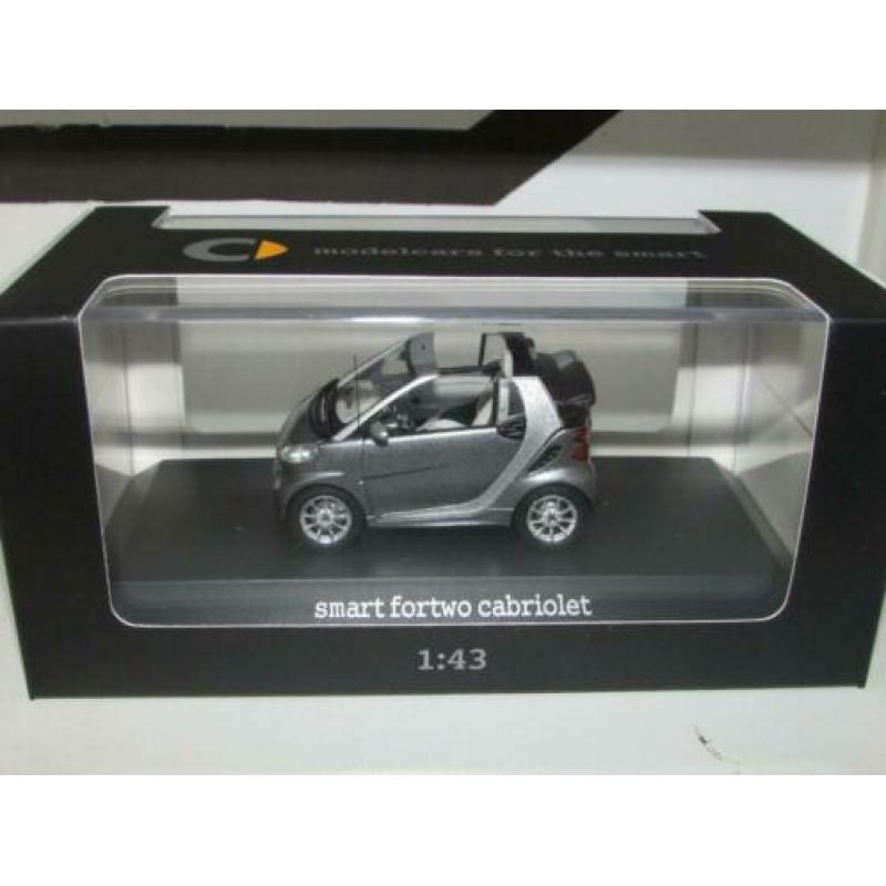 Spark 1:43, Smart Fortwo cabriolet, Dealer model, Nieuw OVP