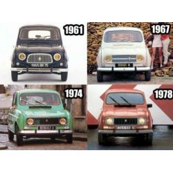 Renault4 Renault R4 accu bevestigingsplaat