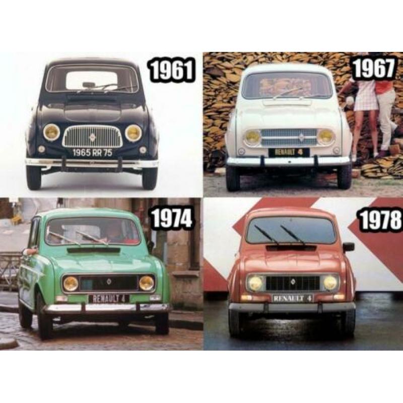 Renault4 Renault R4 accu bevestigingsplaat