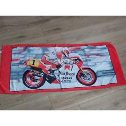 Handdoek MotoGP (500cc) Eddie Lawson Yamaha YZR500 Marlboro