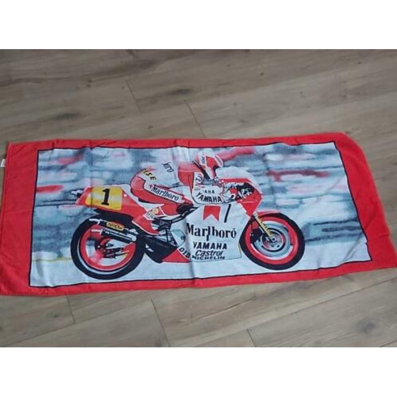 Handdoek MotoGP (500cc) Eddie Lawson Yamaha YZR500 Marlboro