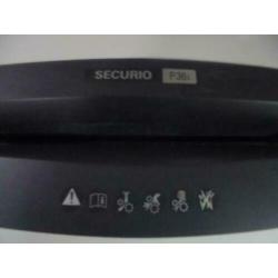 Papiervernietiger HSM Securio P361zgan, 145 liter opvangbak
