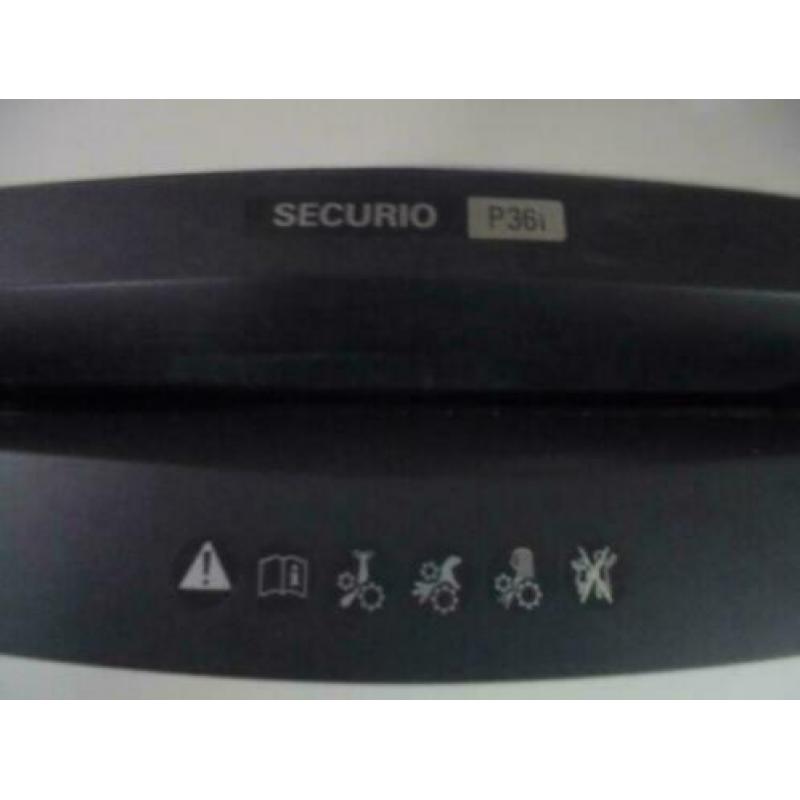 Papiervernietiger HSM Securio P361zgan, 145 liter opvangbak